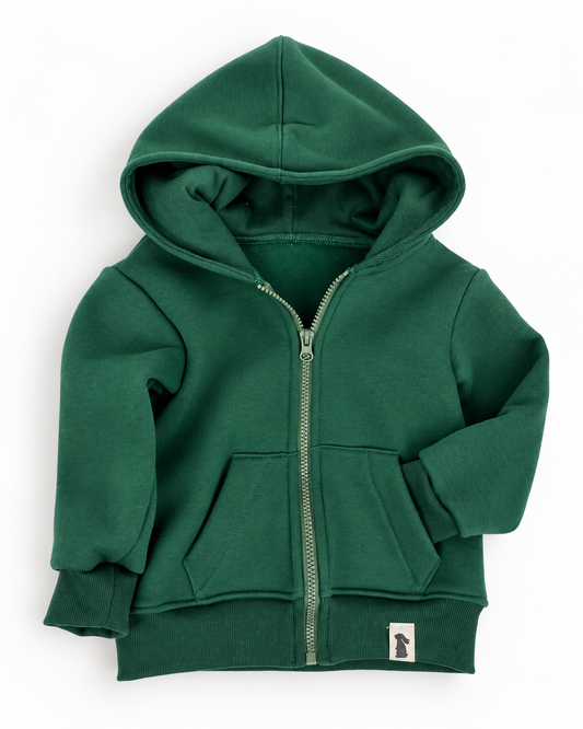 Sweatjacke Heavy Sweat Tannengrün | Fix&Fertig