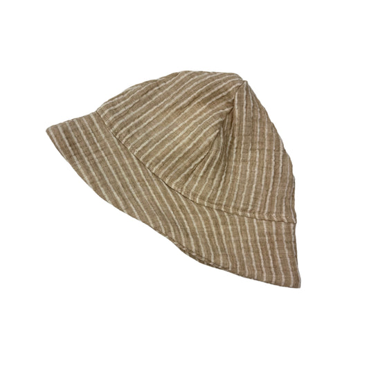 Sommerhut "Musselin Stripes Beige" (Fix&Fertig)
