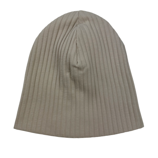 Beanie "Wide Rib Beige" KU 46-49cm