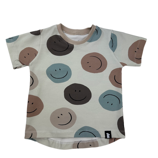 Basic Shirt "Smiley" Gr. 98
