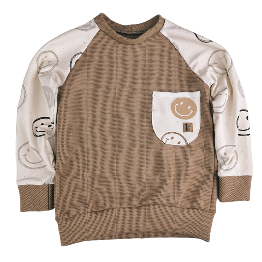 Raglan-Sweater "Bio-FrenchTerry Smiley" Gr. 110