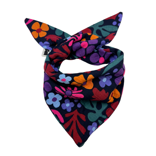Halstuch - Musselin Flower Power