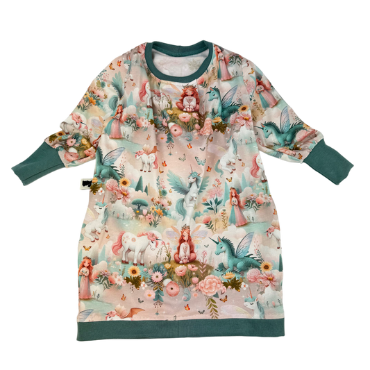 Hipsterkleid "Jersey Feen & Einhörner"