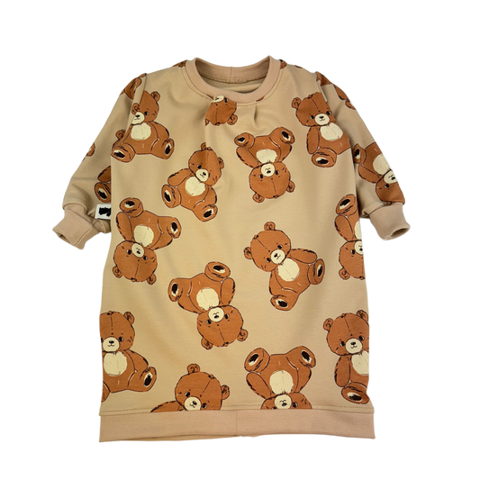 Hipsterkleid "French Terry Teddybär"