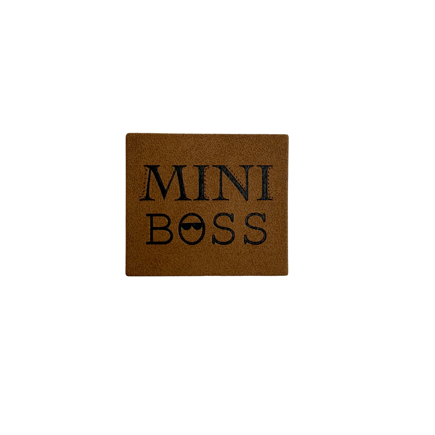 artificial leather label " Bärenstark"