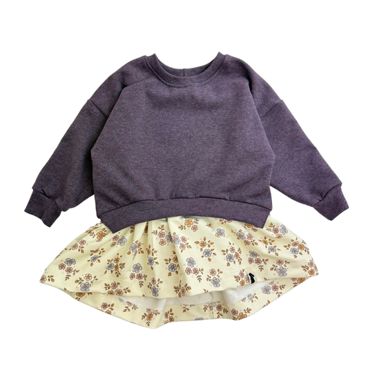 Oversized Sweater "Volant - Altlila & Blumen"