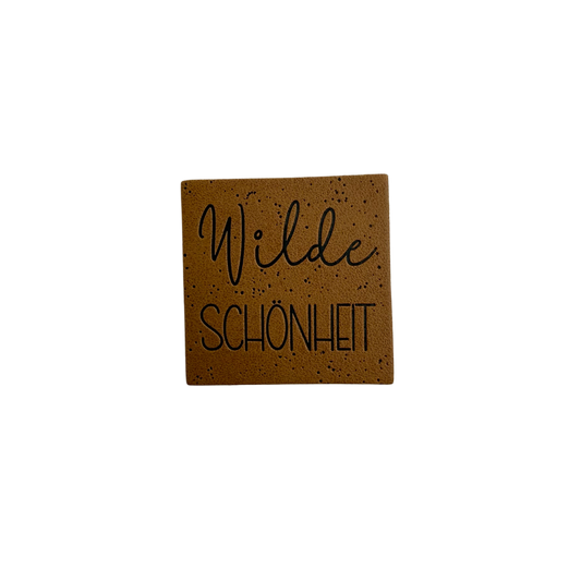 Kunstlederlabel "Wilde Schönheit"