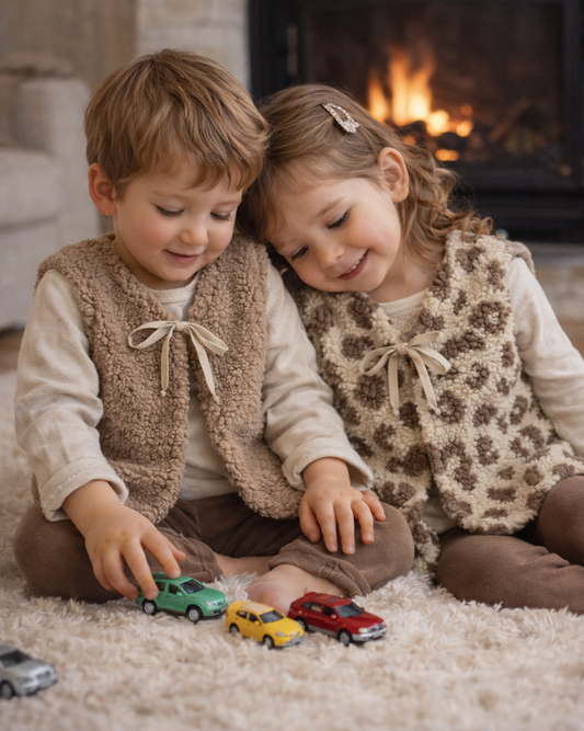 Teddyweste "Leo Beige"