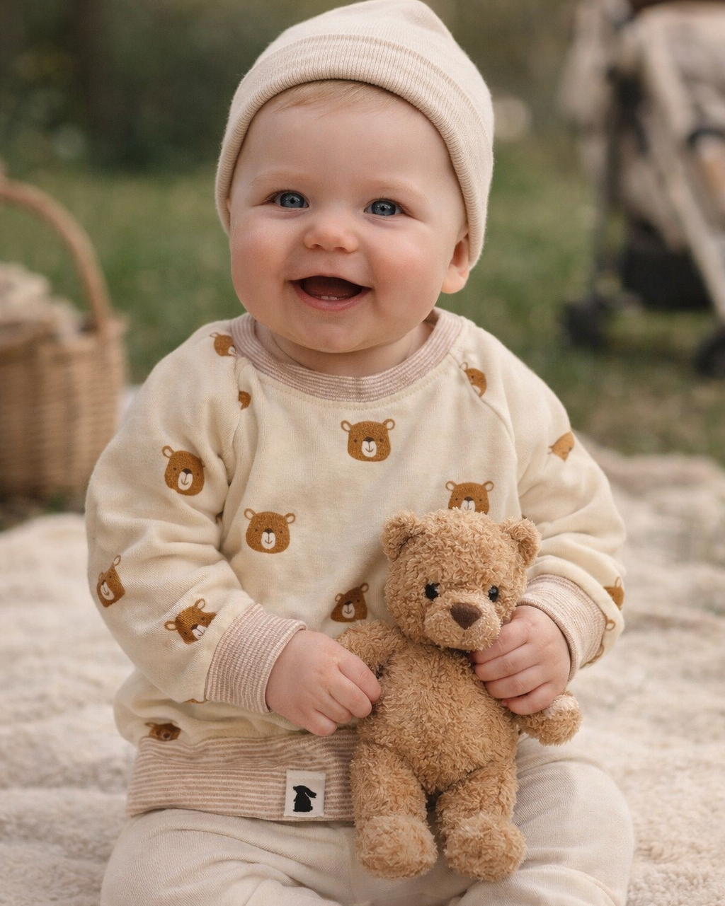 Raglan-Sweater „Naturals Teddy“