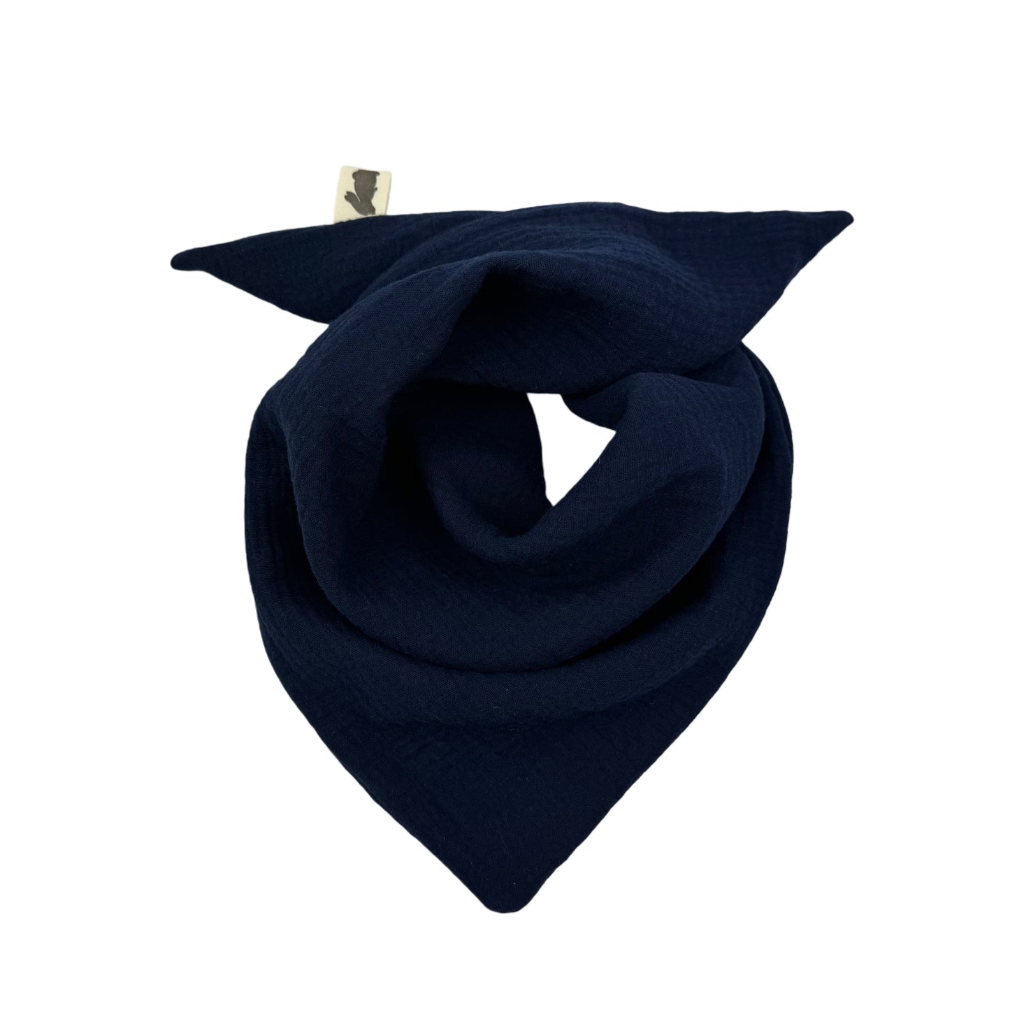 Scarf "Muslin - Dark Blue" (approx. 65x65x102cm)