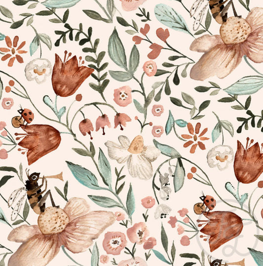 cotton jersey "Tulips"