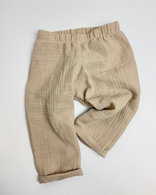 Musselinhose Hellbeige