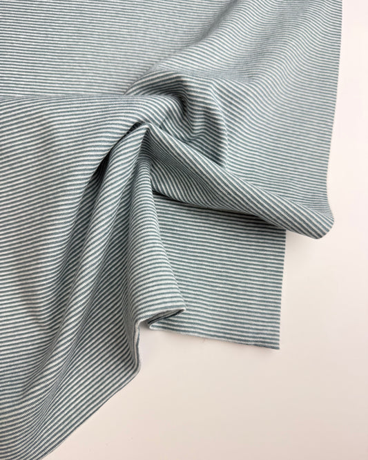 Bündchen Stripes Rauchblau