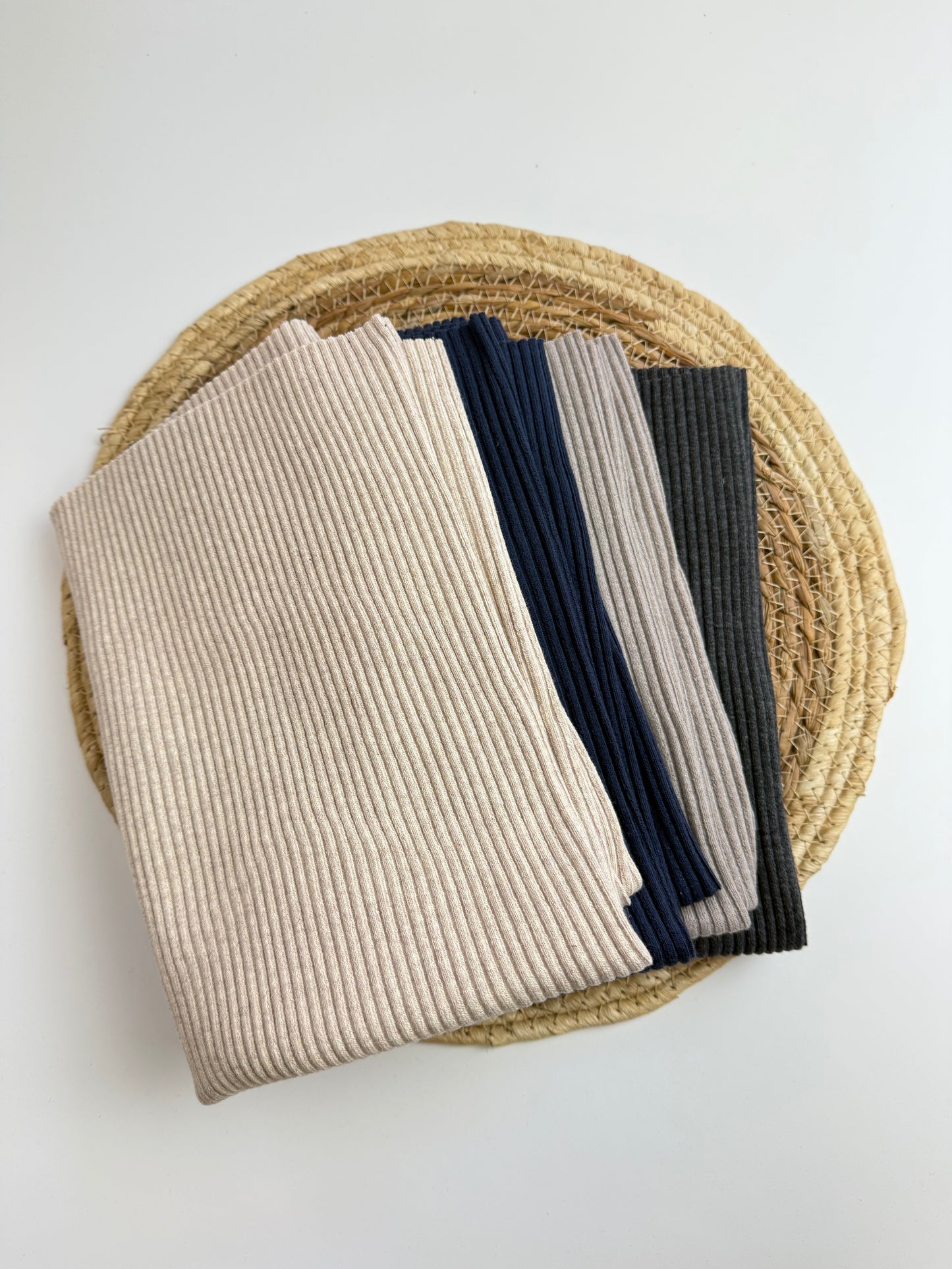 Bündchen-Paket | Rib Jumbo Blau
