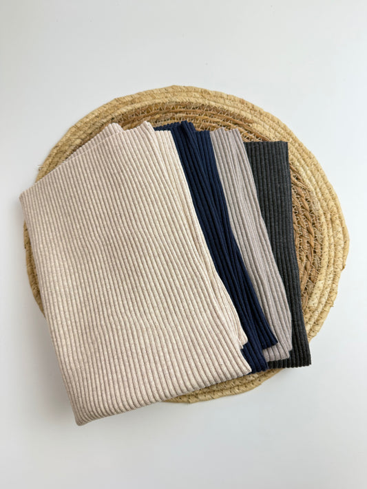 Bündchen-Paket | Rib Jumbo Blau