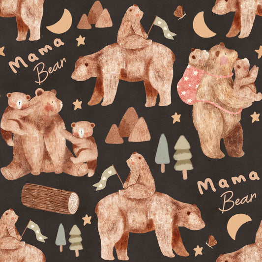 French Terry „Mama-Bär“ (Bio