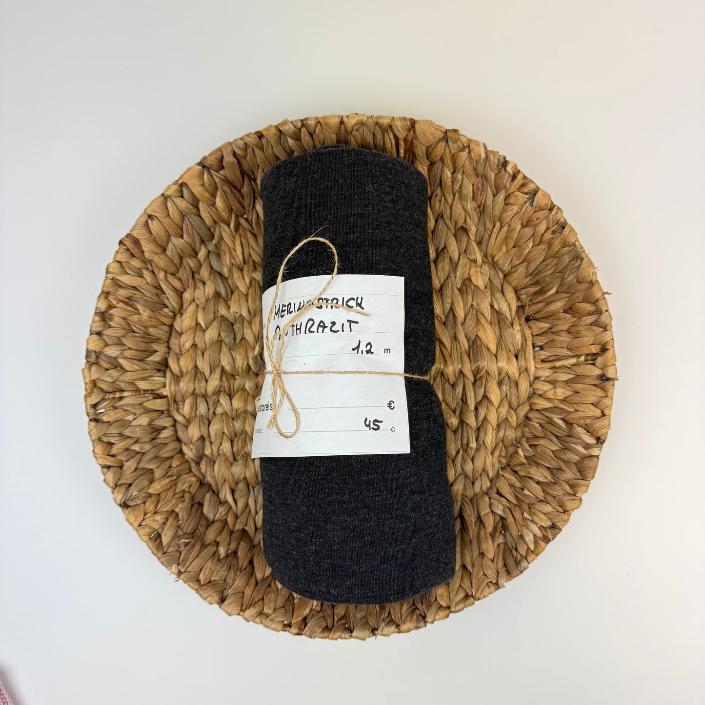 1,2mm Merinostrick Anthrazit | Rest