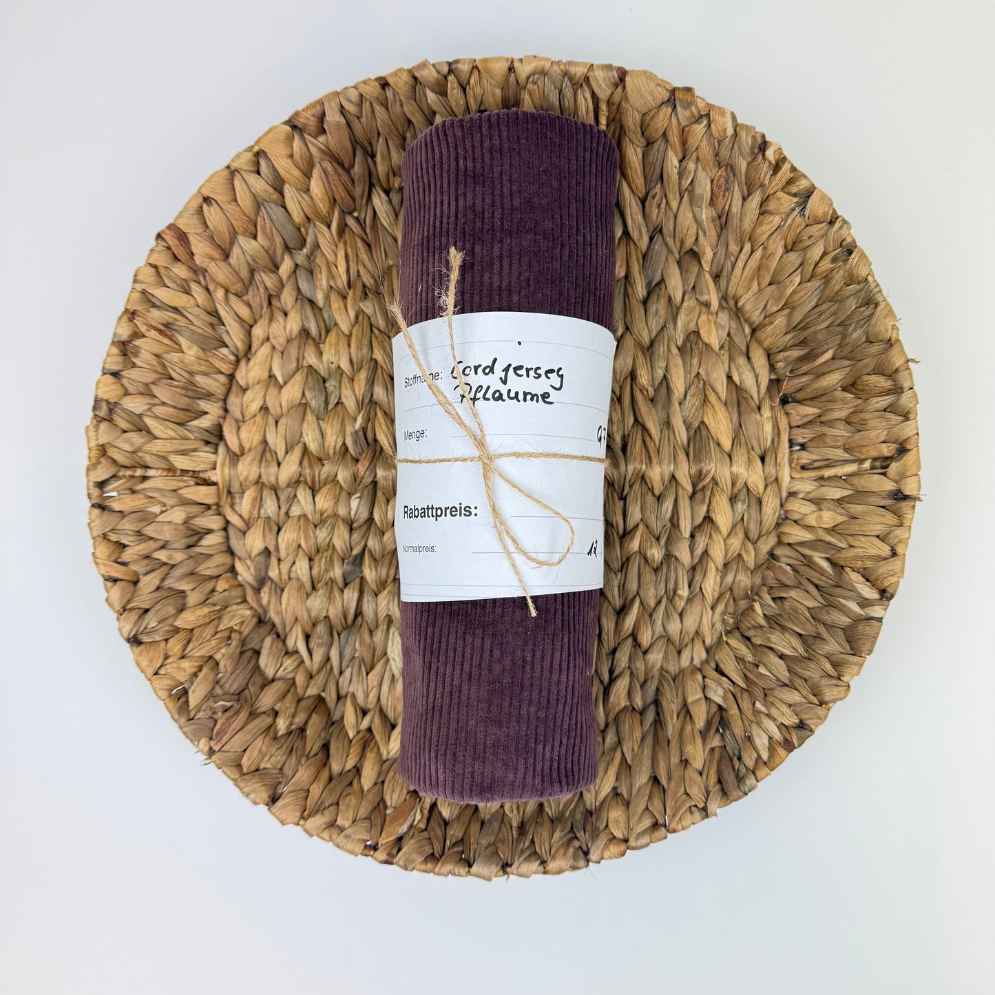 0,7m Cordjersey Pflaume  | Rest