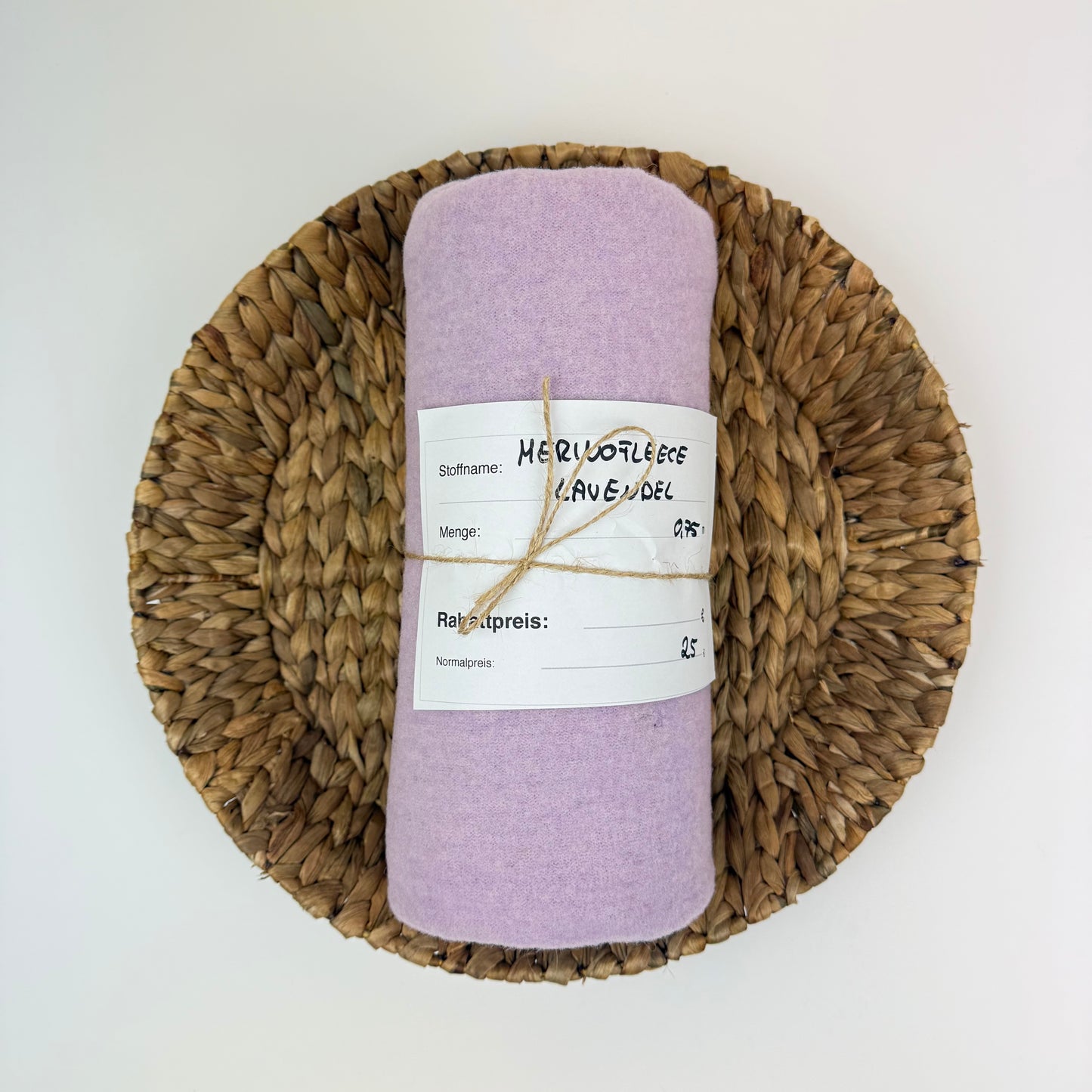 0,75m Merinofleece Lavendel  | Rest