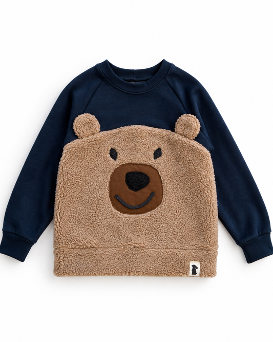 Teddysweater Milo Dunkelblau | Fix&Fertig