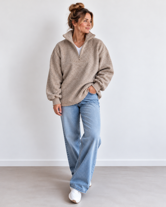Troyer Merinofleece Beige | Fix & Fertig