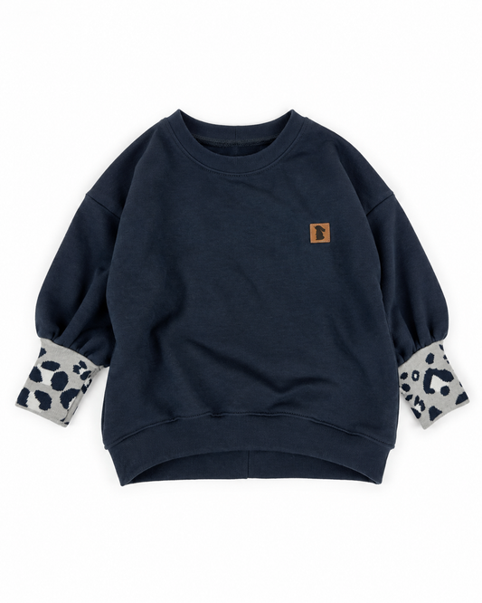 Oversized-Sweater Leo Blau | LAST PIECE