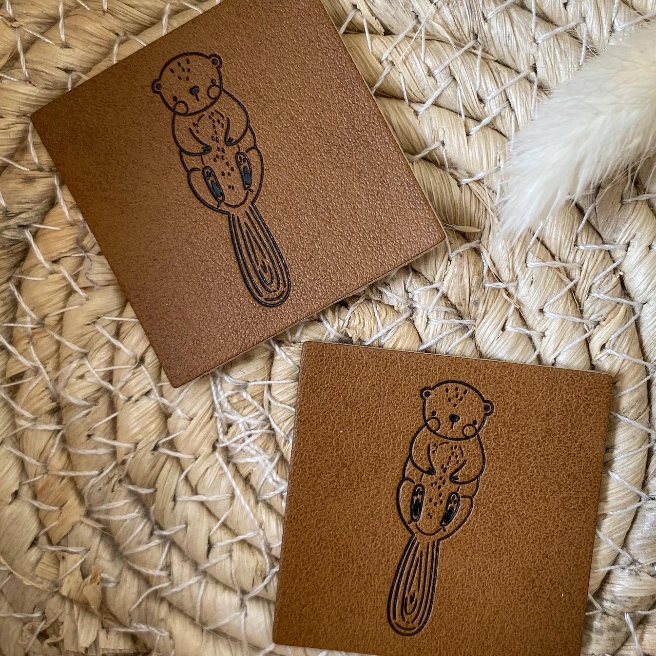 Kunstlederlabel Otter