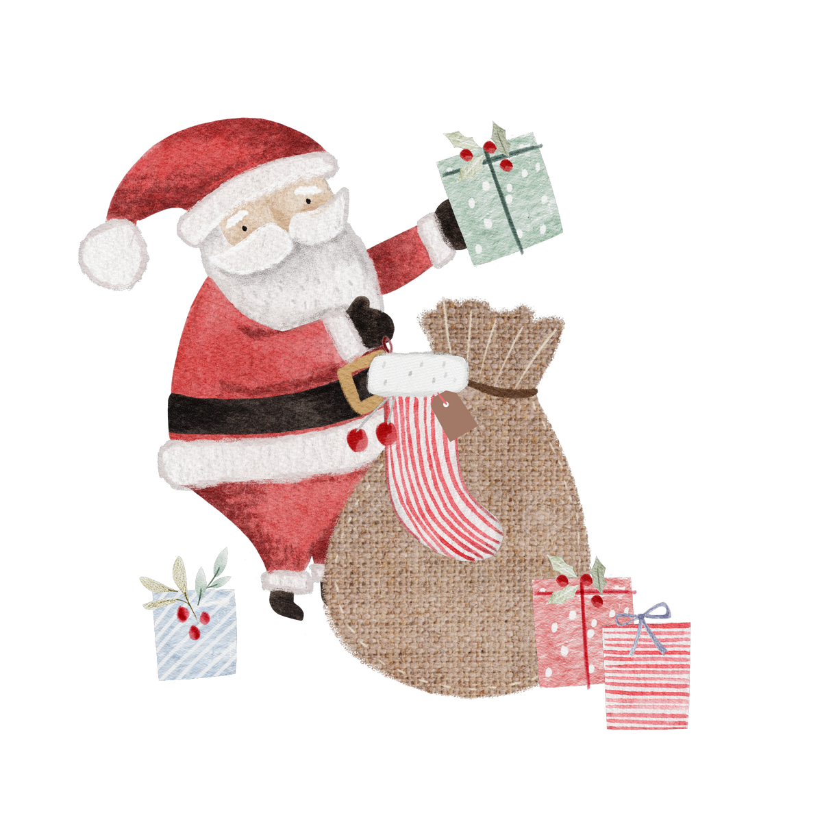 Bügelbild Santa | Vorbestellung