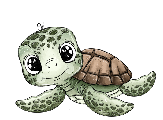 Bügelbild Schildkröte