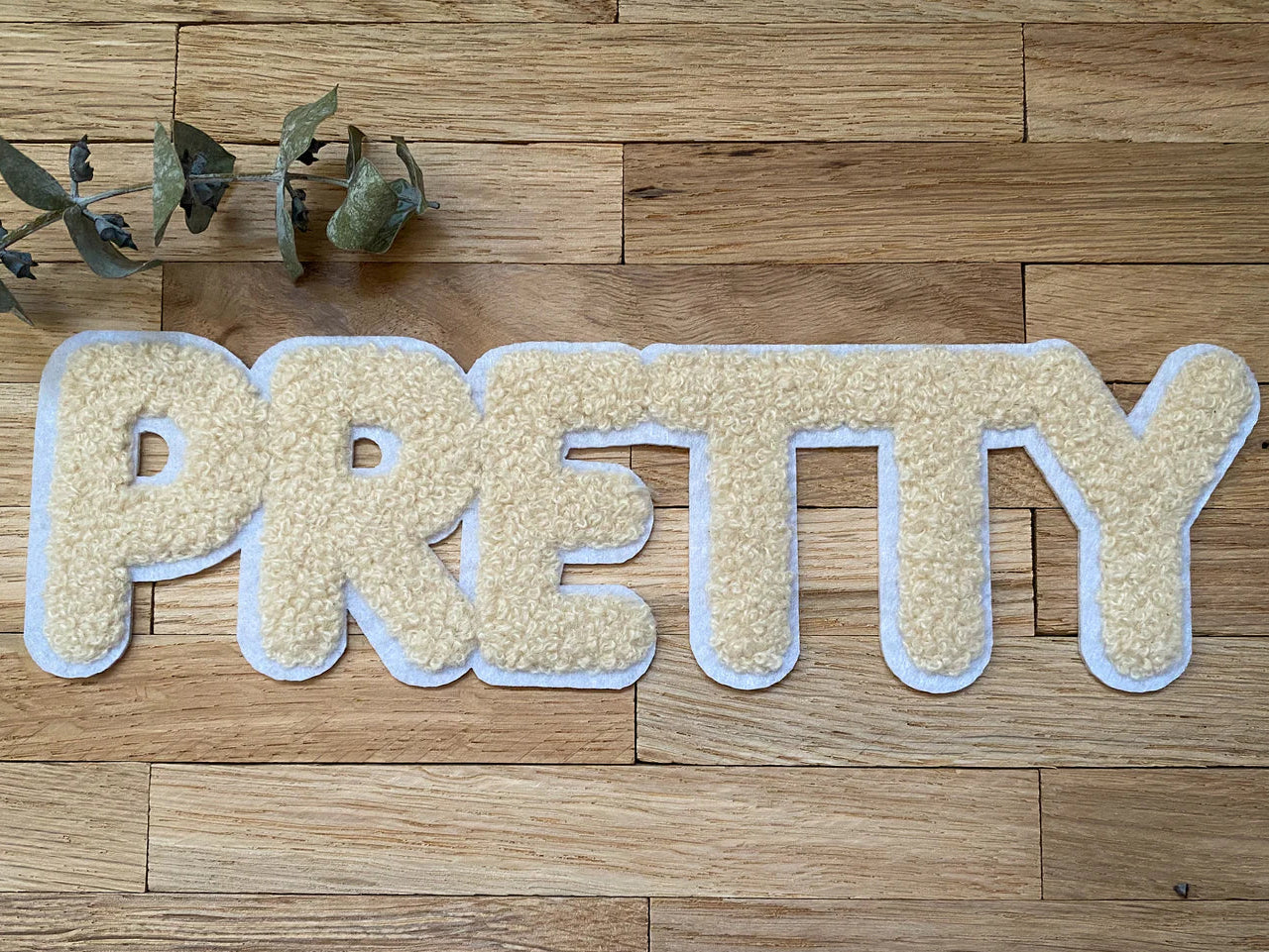 Chenille Patch Pretty